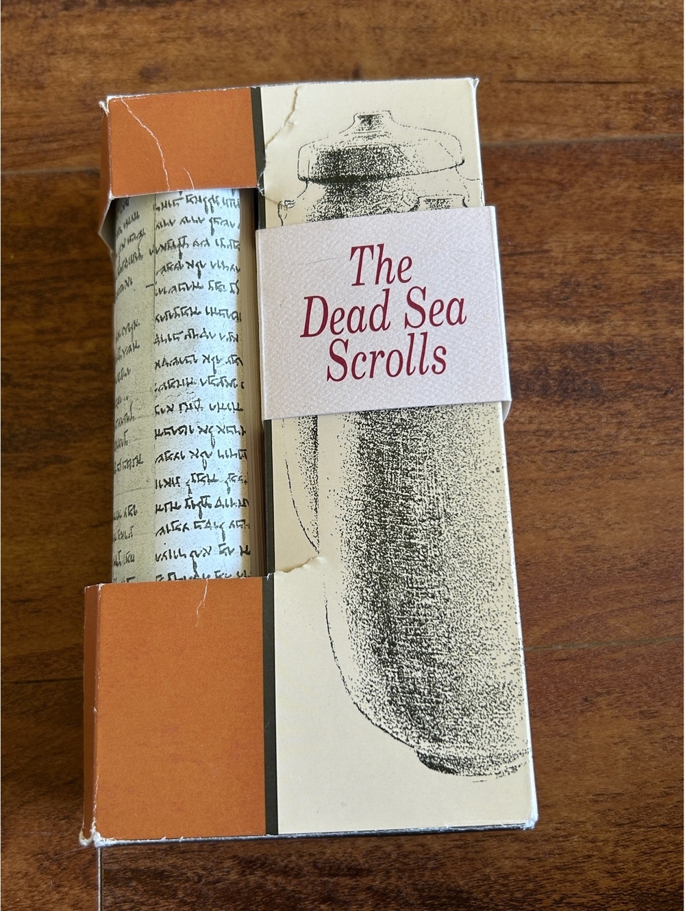 The Dead Sea Scrolls Replica Set with Ceramic Jar and Booklet
